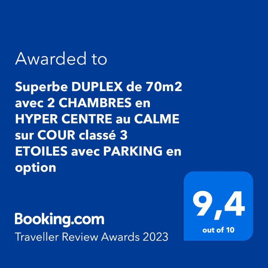 לה רושל Superbe Duplex De 70M2 Avec 2 Chambres En Hyper Centre Au Calme Sur Cour Classe 3 Etoiles Avec Parking En Option מראה חיצוני תמונה